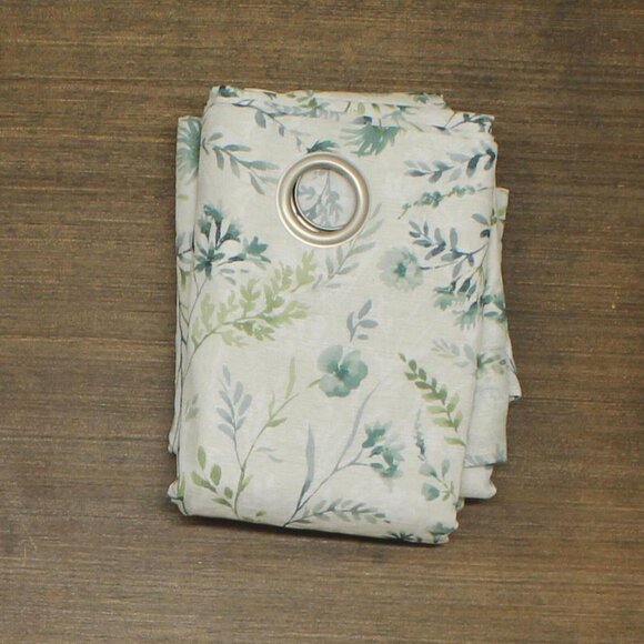 NEW Eclipse Botanical Blackout Lined Grommet 1 Piece Curtain Panel 84" x 50 - Picture 6 of 7